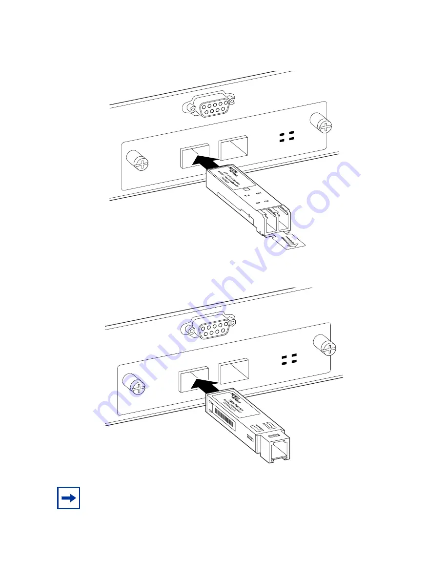 Nortel CWDM SFP Installation Manual Download Page 22