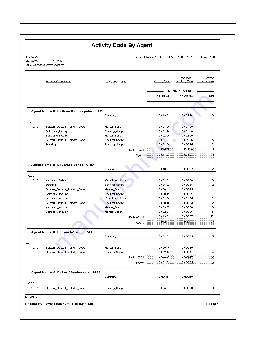 Nortel Express Call Center User Manual Download Page 139