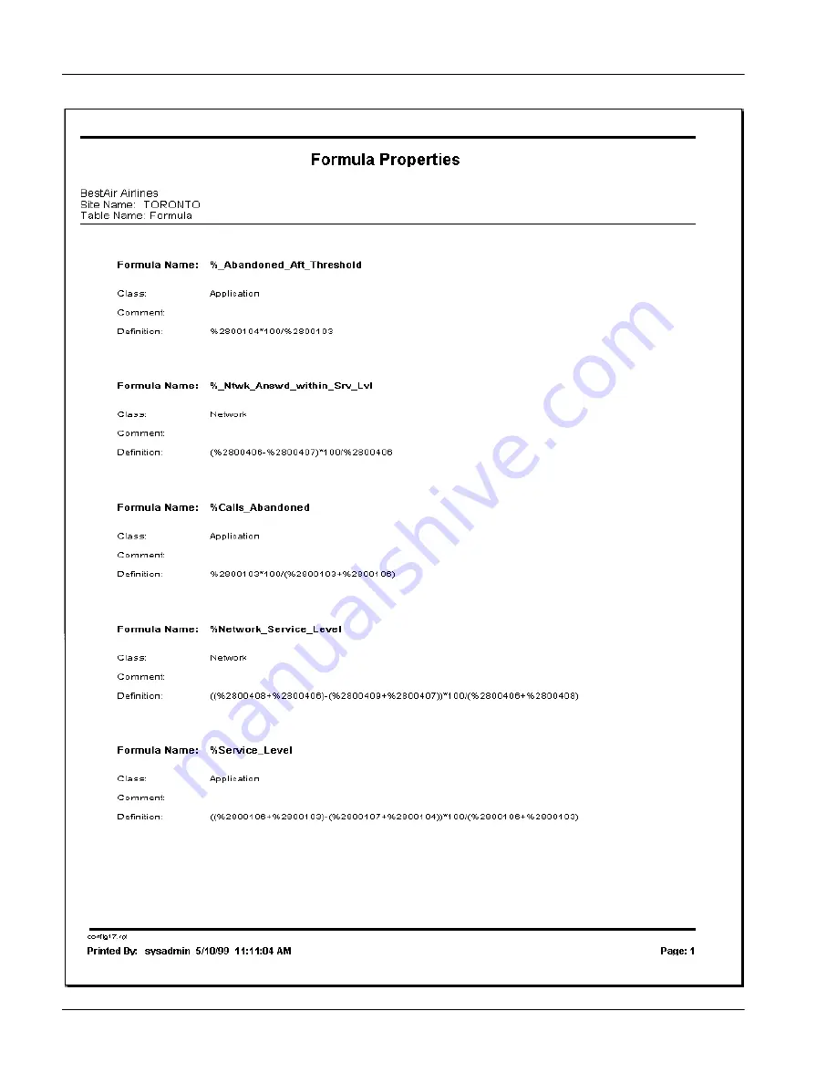 Nortel Express Call Center User Manual Download Page 260