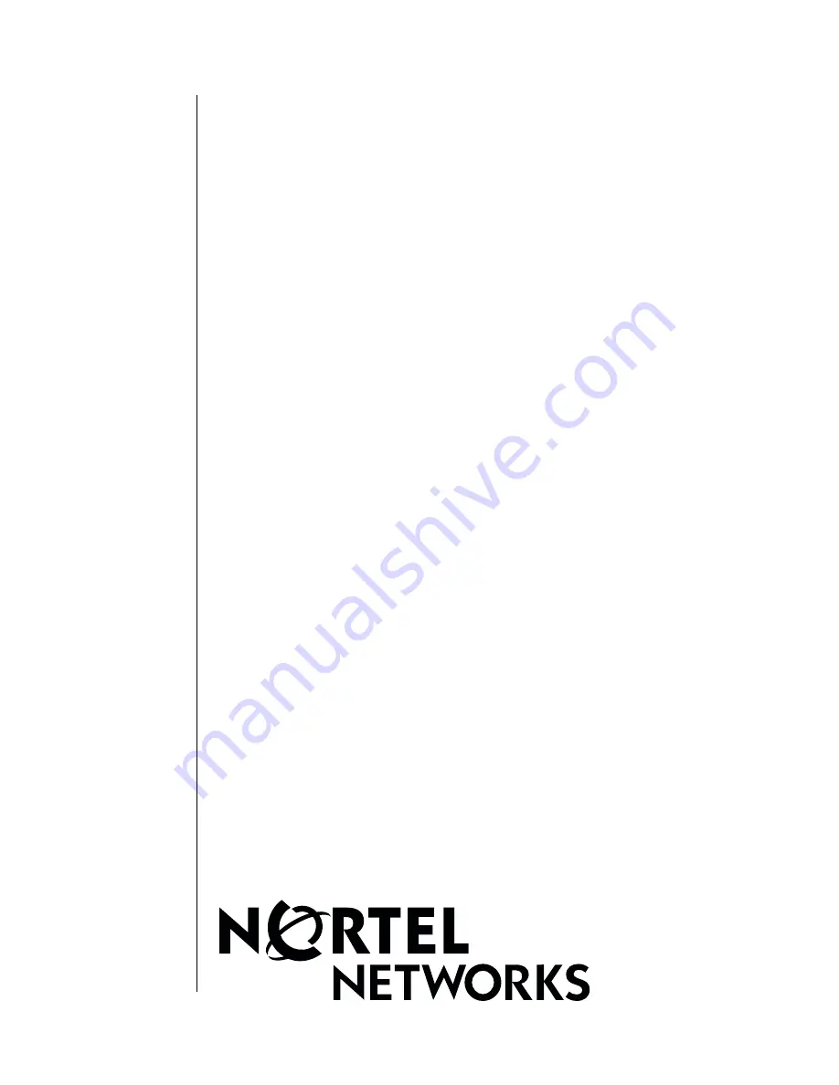 Nortel Installing Media Dependent Adapters Скачать руководство пользователя страница 1