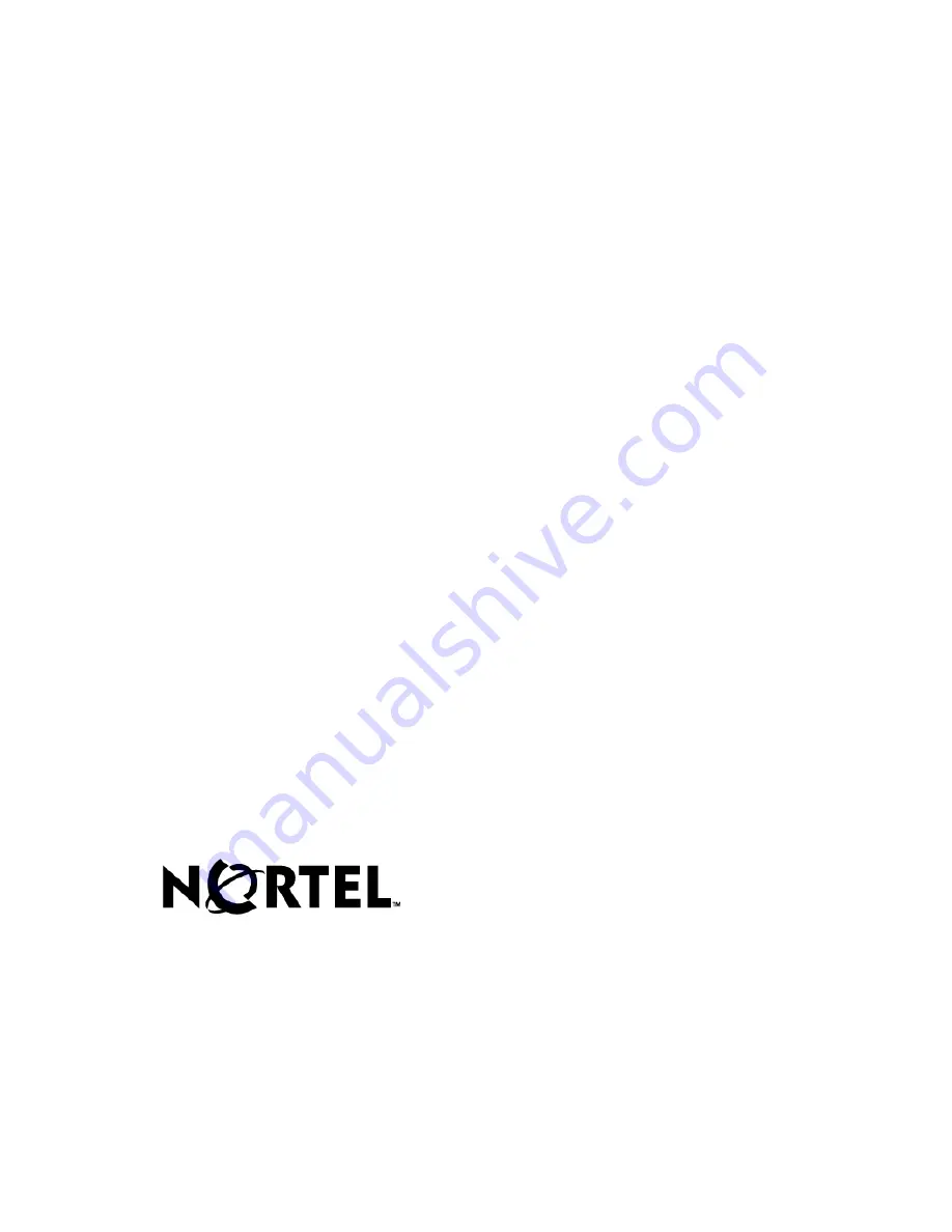 Nortel M3310 Installation And Administration Manual Download Page 264