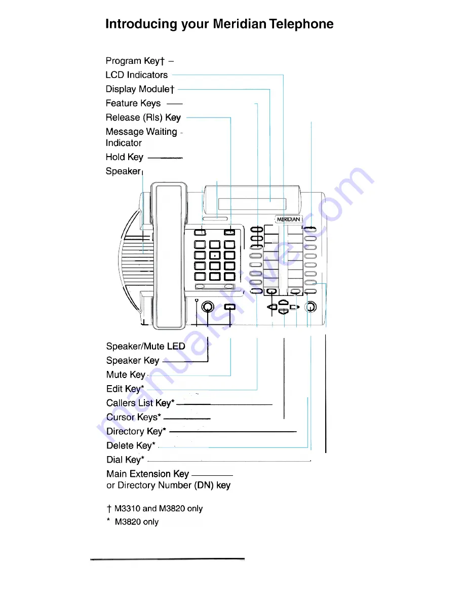 Nortel M3820 Скачать руководство пользователя страница 5