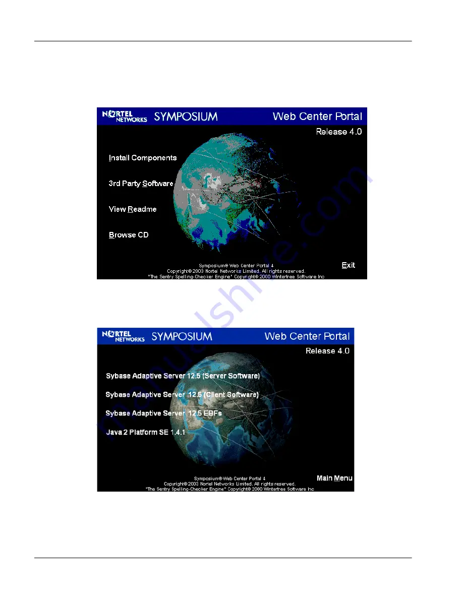 Nortel Symposium Web Center Portal Installation And Administration Manual Download Page 74