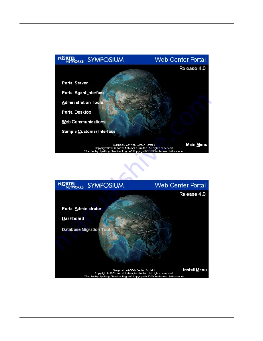 Nortel Symposium Web Center Portal Installation And Administration Manual Download Page 377