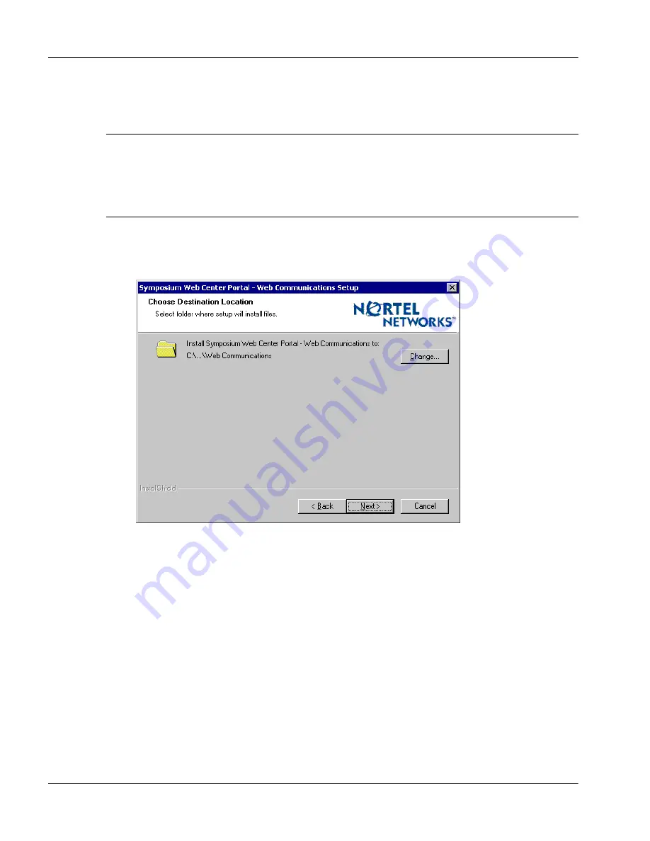 Nortel Symposium Web Center Portal Installation And Administration Manual Download Page 660