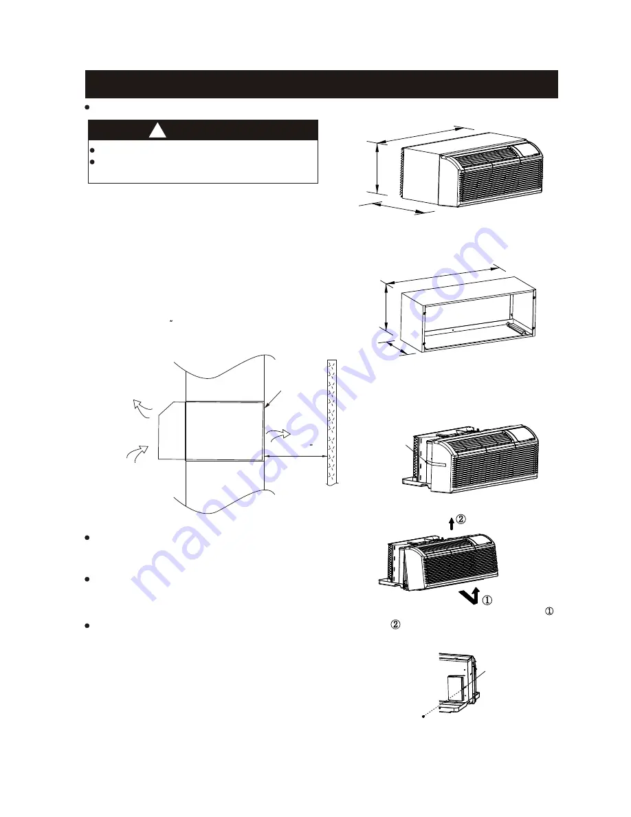 North American HVAC Products PACKAGED TERMINALAIR CONDITIONER Скачать руководство пользователя страница 8