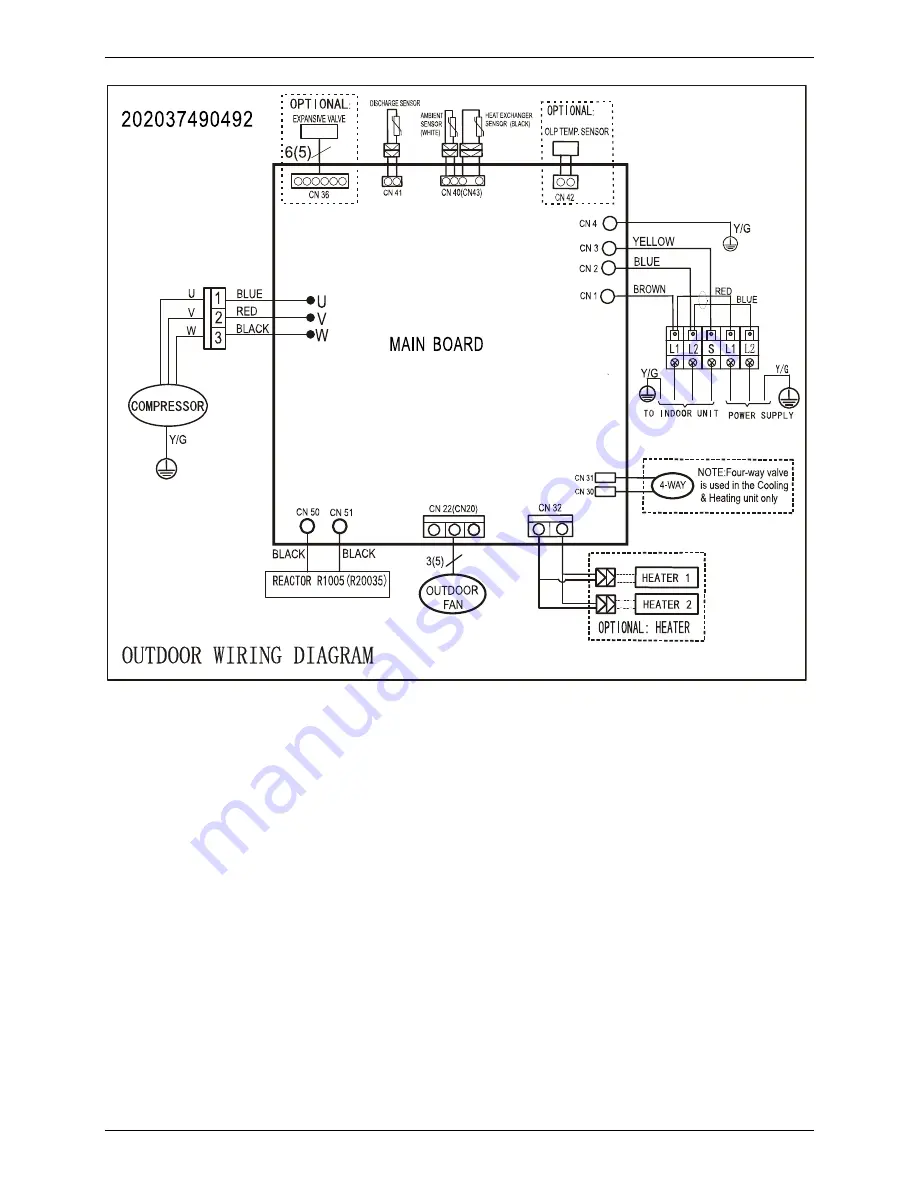 North American HVAC MOC-12HFN1-MS0W Service Manual Download Page 71