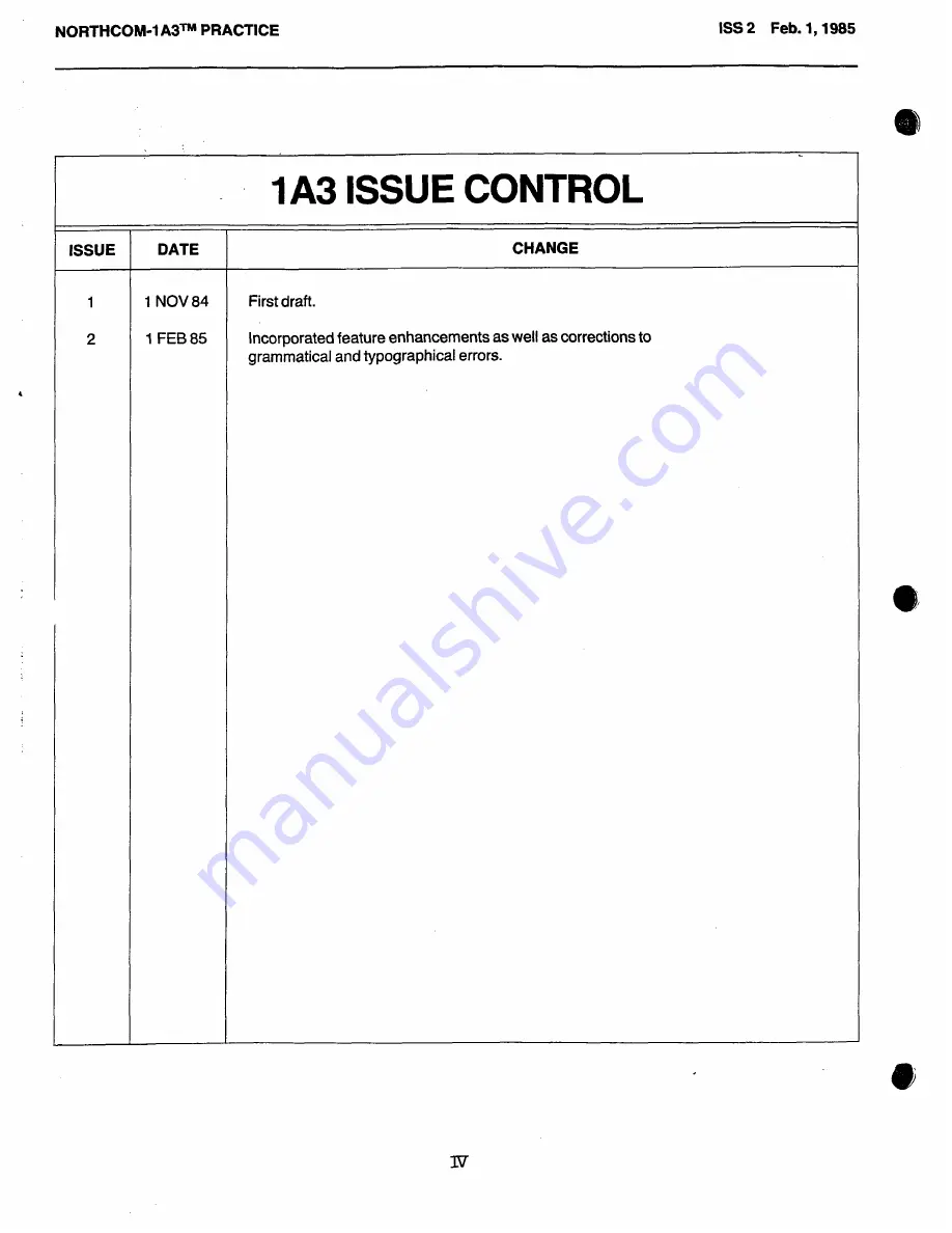 Northcom 1A3 Installation And Maintenance Manual Download Page 6