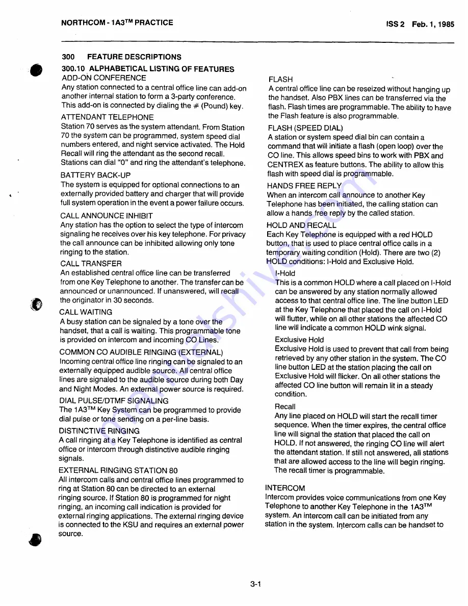 Northcom 1A3 Installation And Maintenance Manual Download Page 17