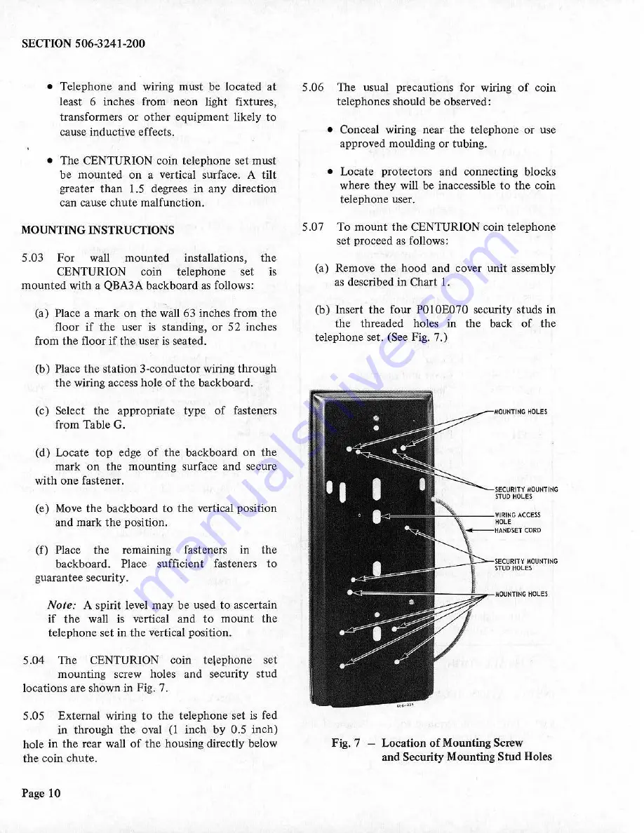 Northen CENTURION QSD2400A 1 Manual Download Page 10