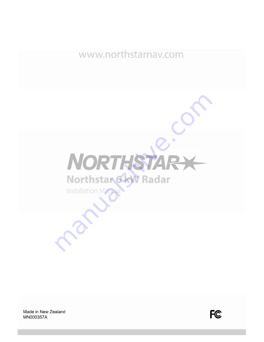 NorthStar 6 KW RADAR Installation Manual Download Page 52