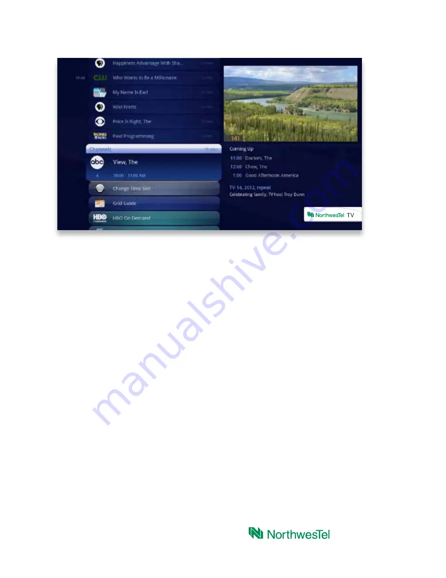 NorthwesTel Pulse TV User Manual Download Page 10