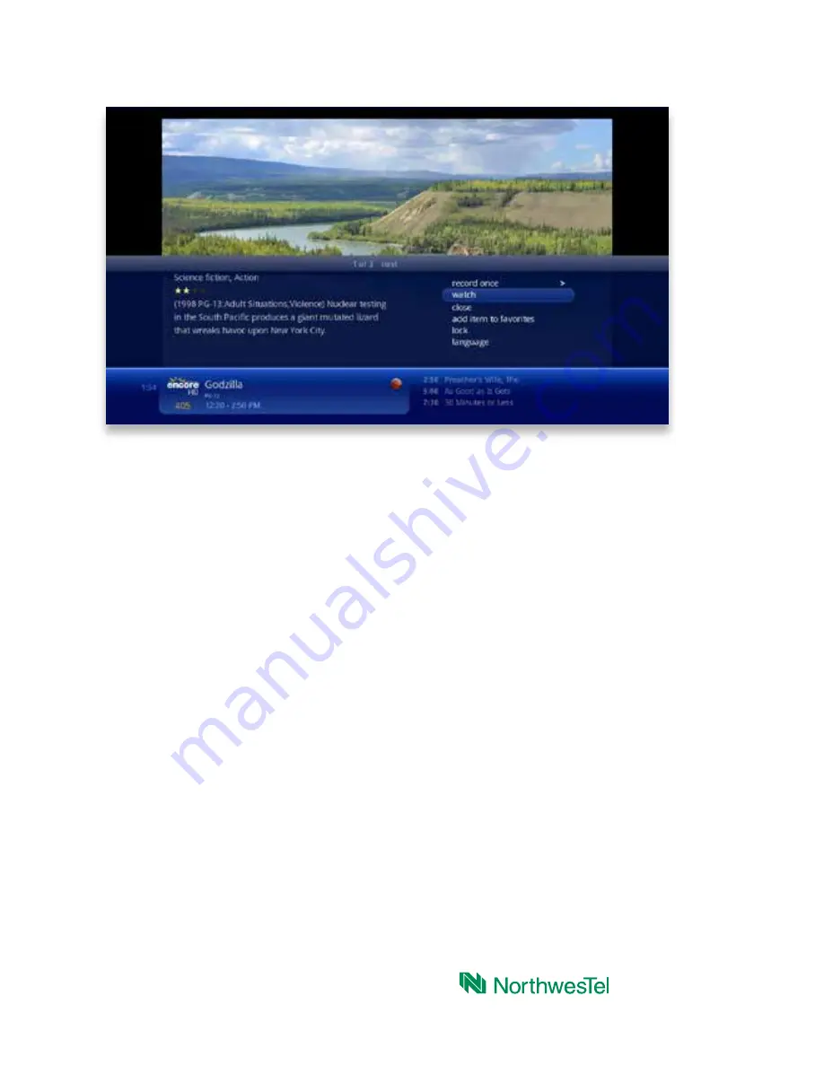 NorthwesTel Pulse TV User Manual Download Page 26