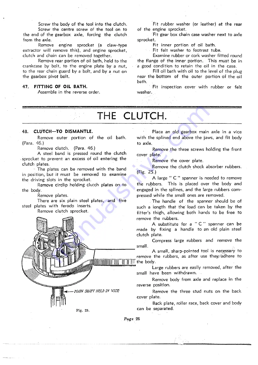 Norton 16H Maintenance Manual And Instruction Book Download Page 26