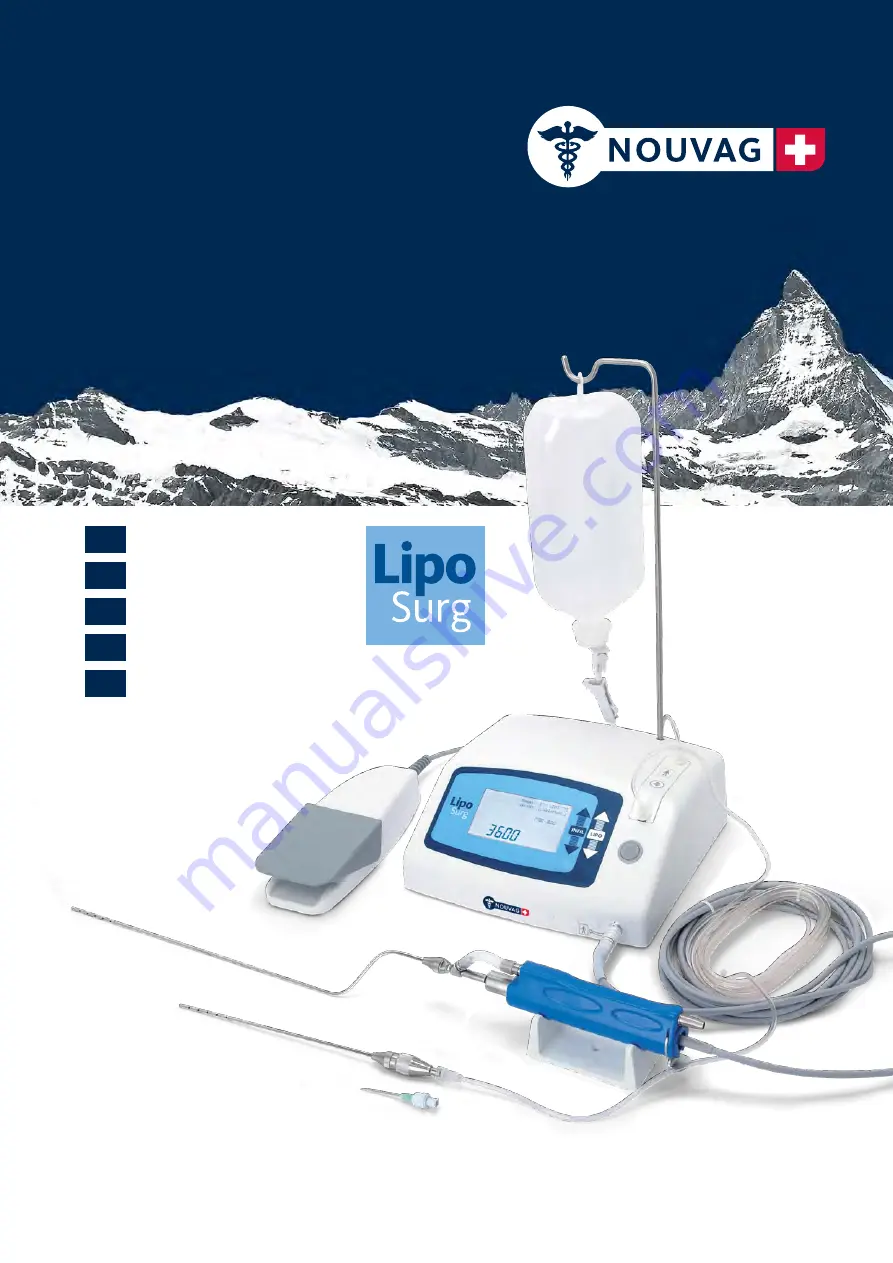 Nouvag Lipo Surg Operation Manual Download Page 1