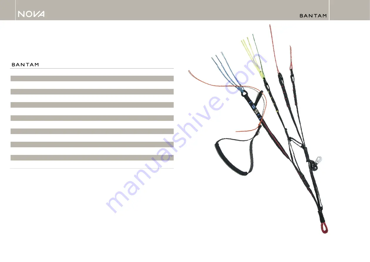 Nova BANTAM Manual Download Page 37