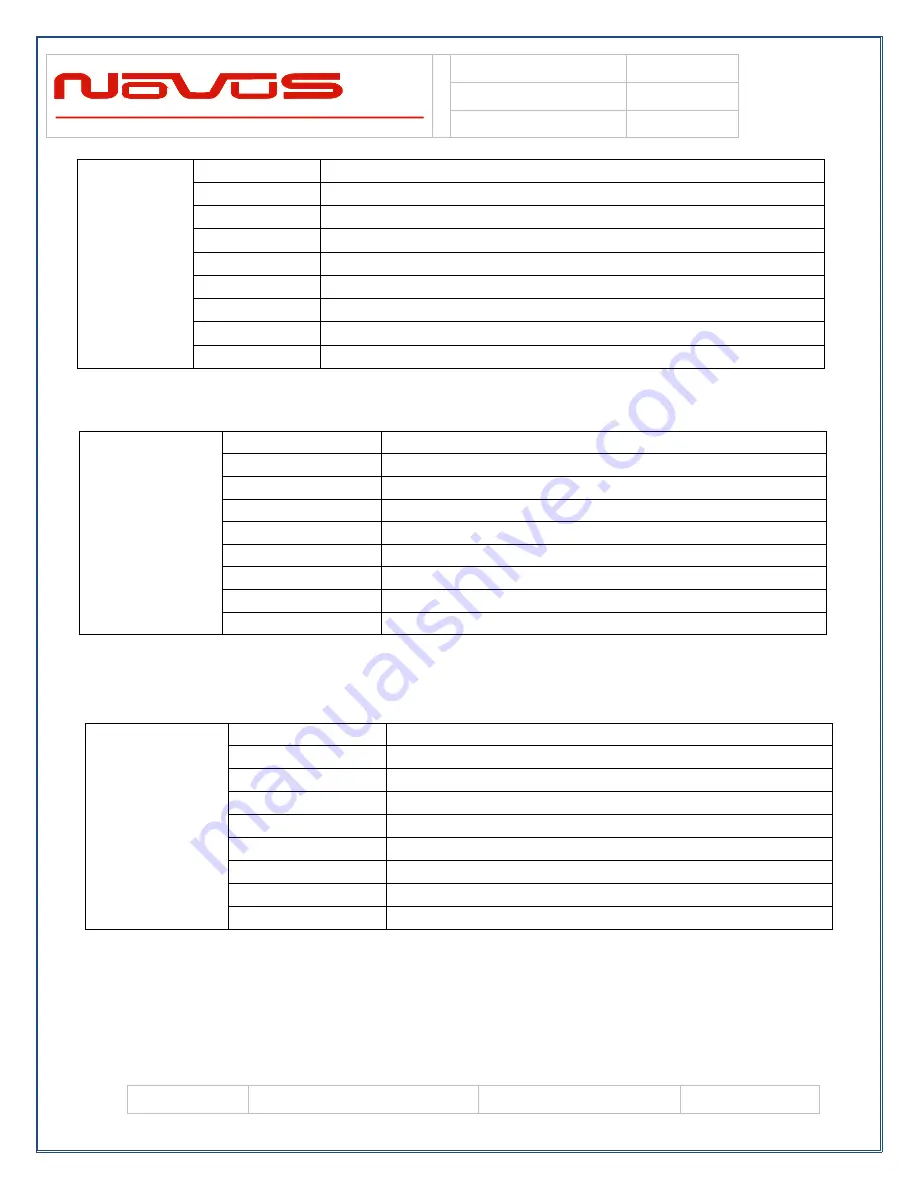 Novus NR2110-G Manual Download Page 129