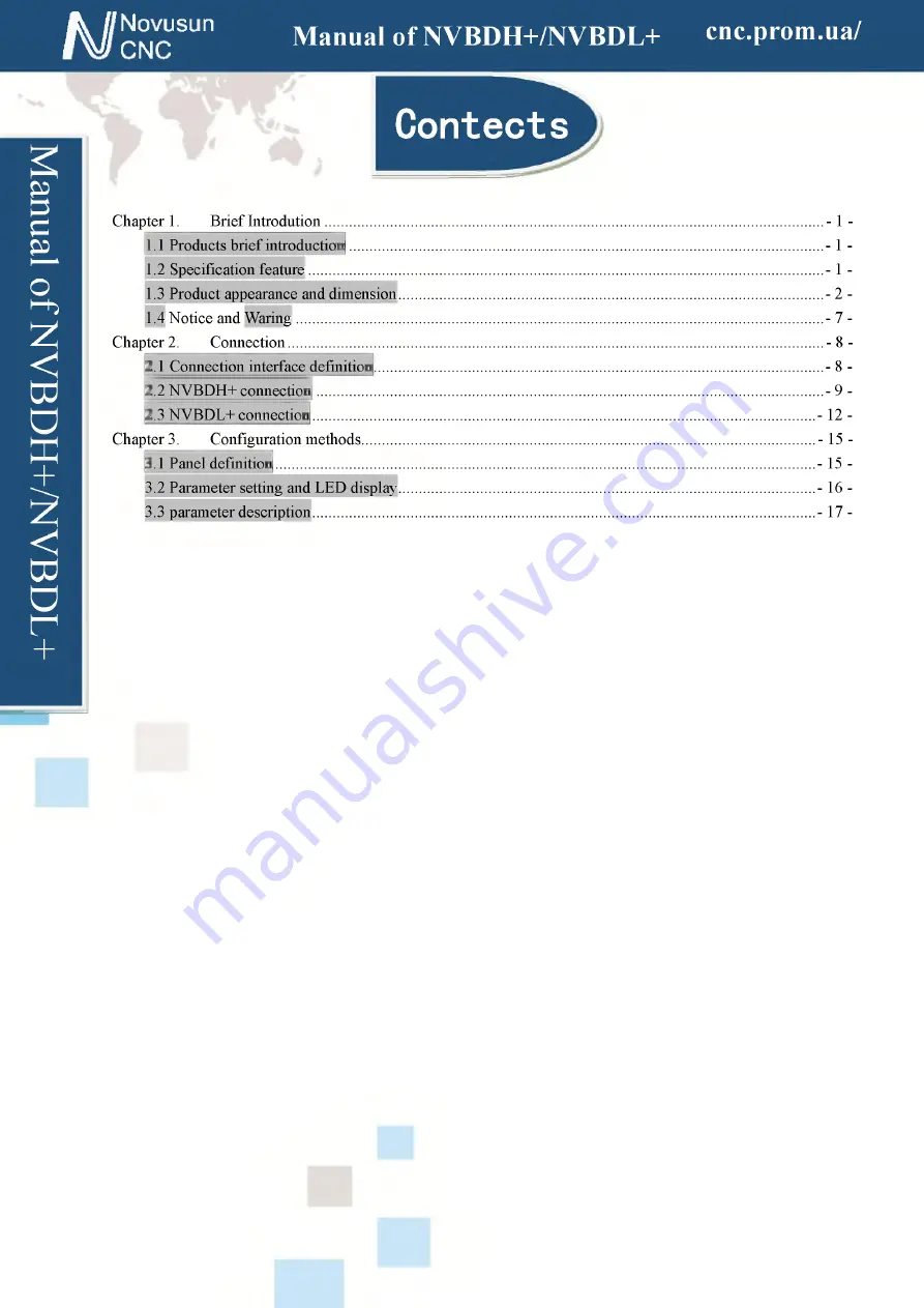 Novusun CNC NVBDH+ Manual Download Page 2