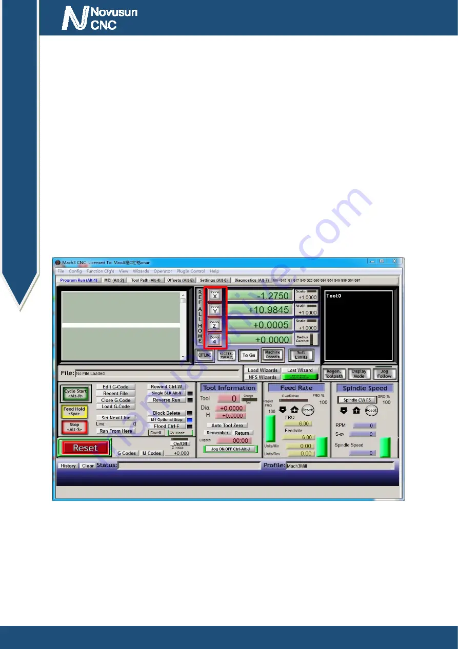 Novusun CNC NVUM_SP Series Manual Download Page 34