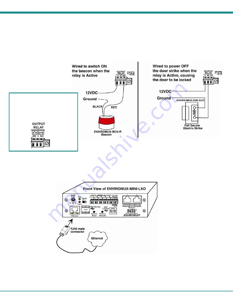 NTI ENVIROMUX-MINI-LXO Installation And Operation Manual Download Page 13