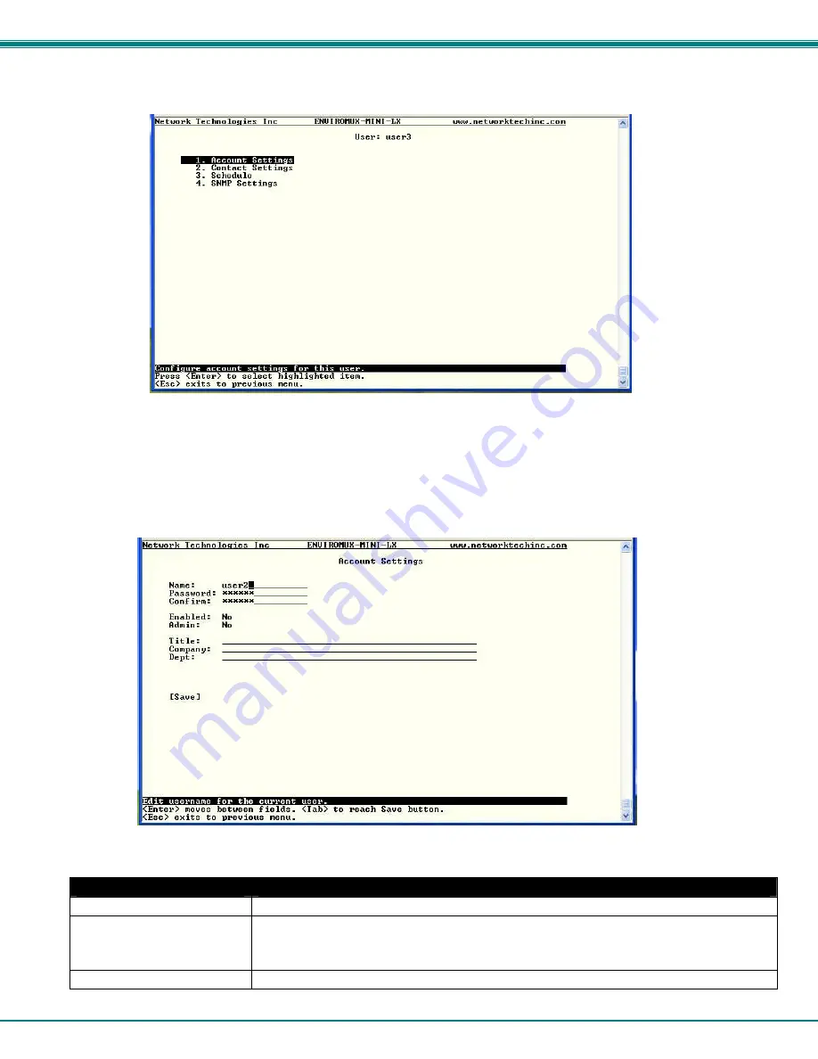 NTI ENVIROMUX-MINI-LXO Installation And Operation Manual Download Page 91