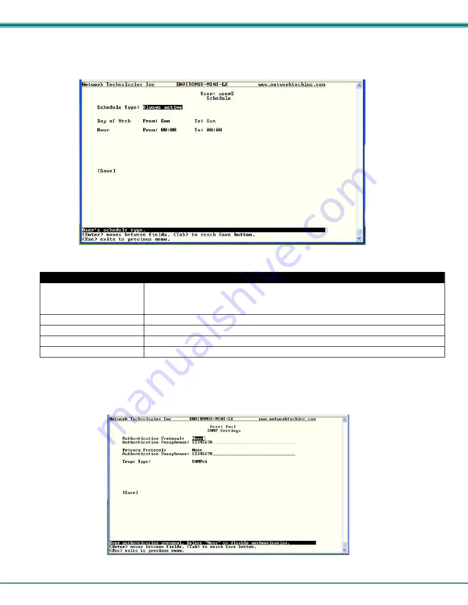 NTI ENVIROMUX-MINI-LXO Installation And Operation Manual Download Page 106