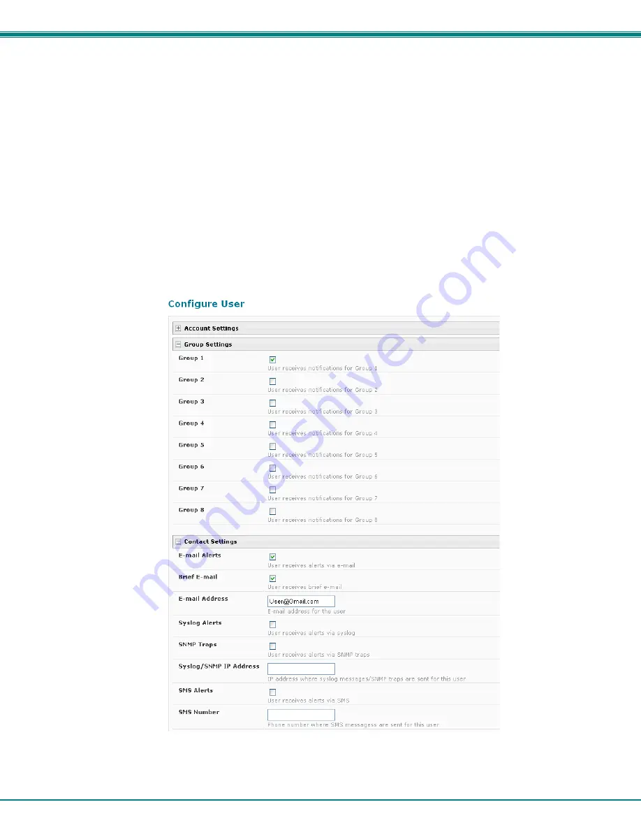 NTI ENVIROMUX-MINI-LXO Installation And Operation Manual Download Page 111