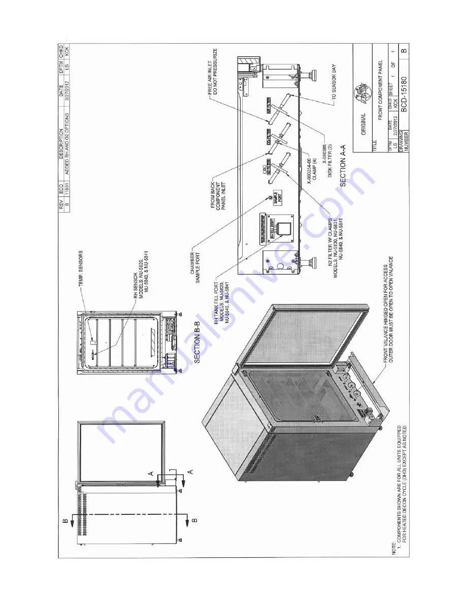 NuAire NU-5800 Operation And Maintenance Manual Download Page 26