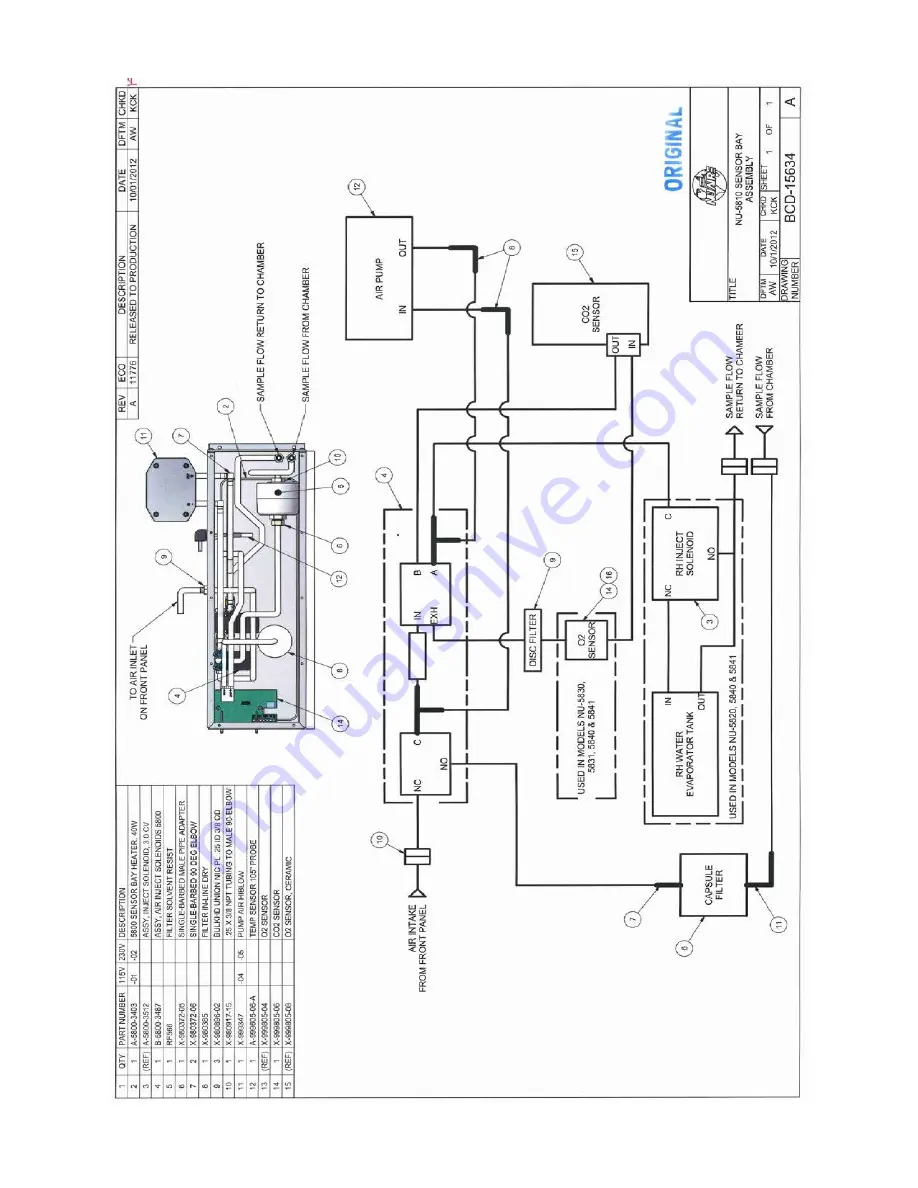 NuAire NU-5800 Скачать руководство пользователя страница 44