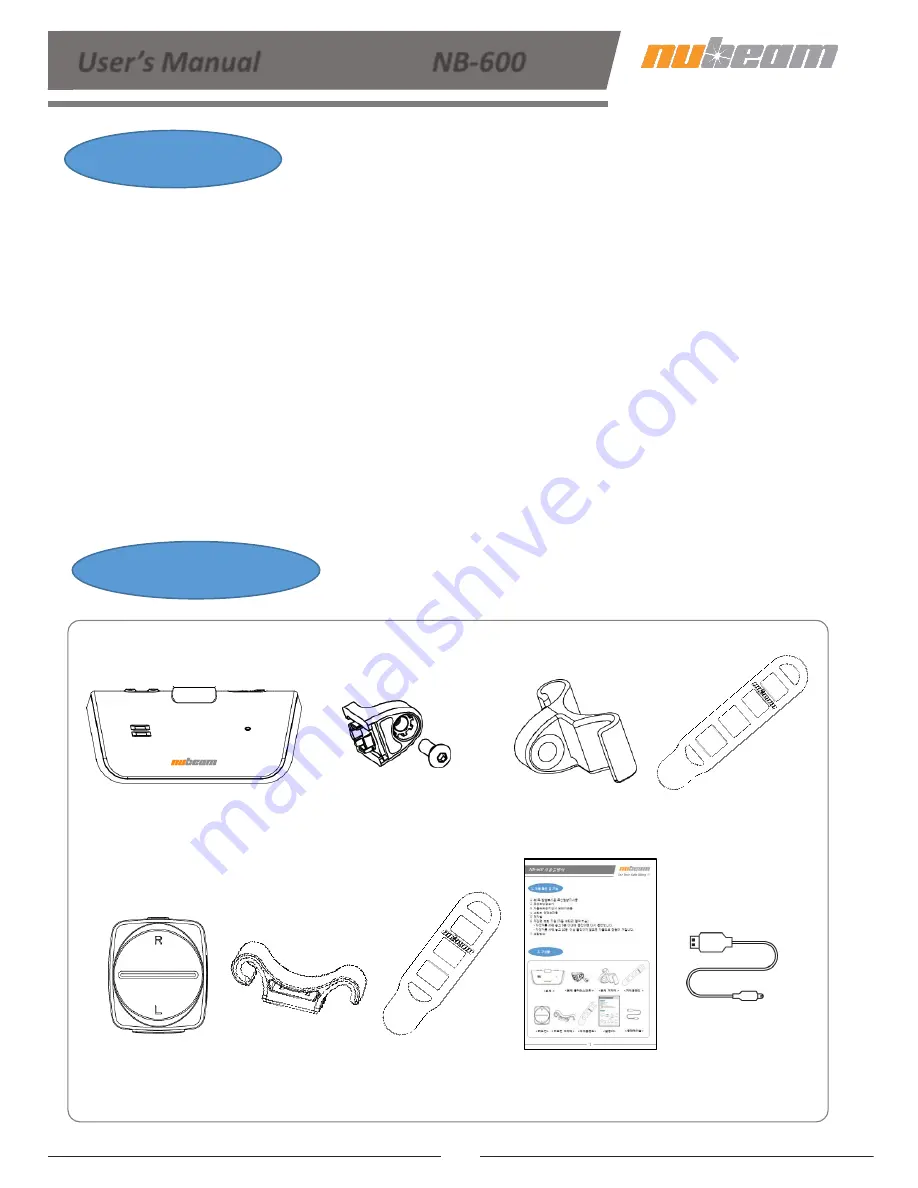 NUBEAM NB-600 User Manual Download Page 1