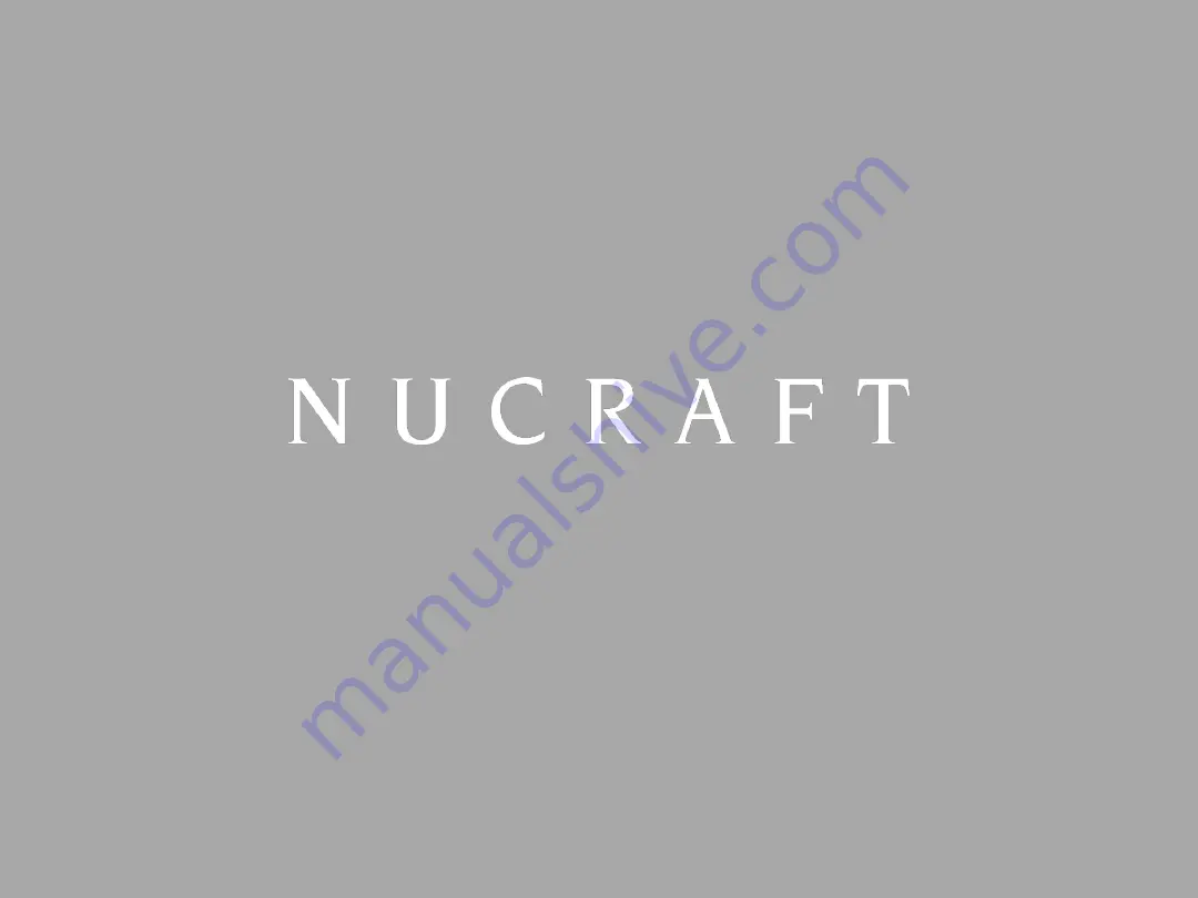 Nucraft Approach Installation Instructions Manual Download Page 1