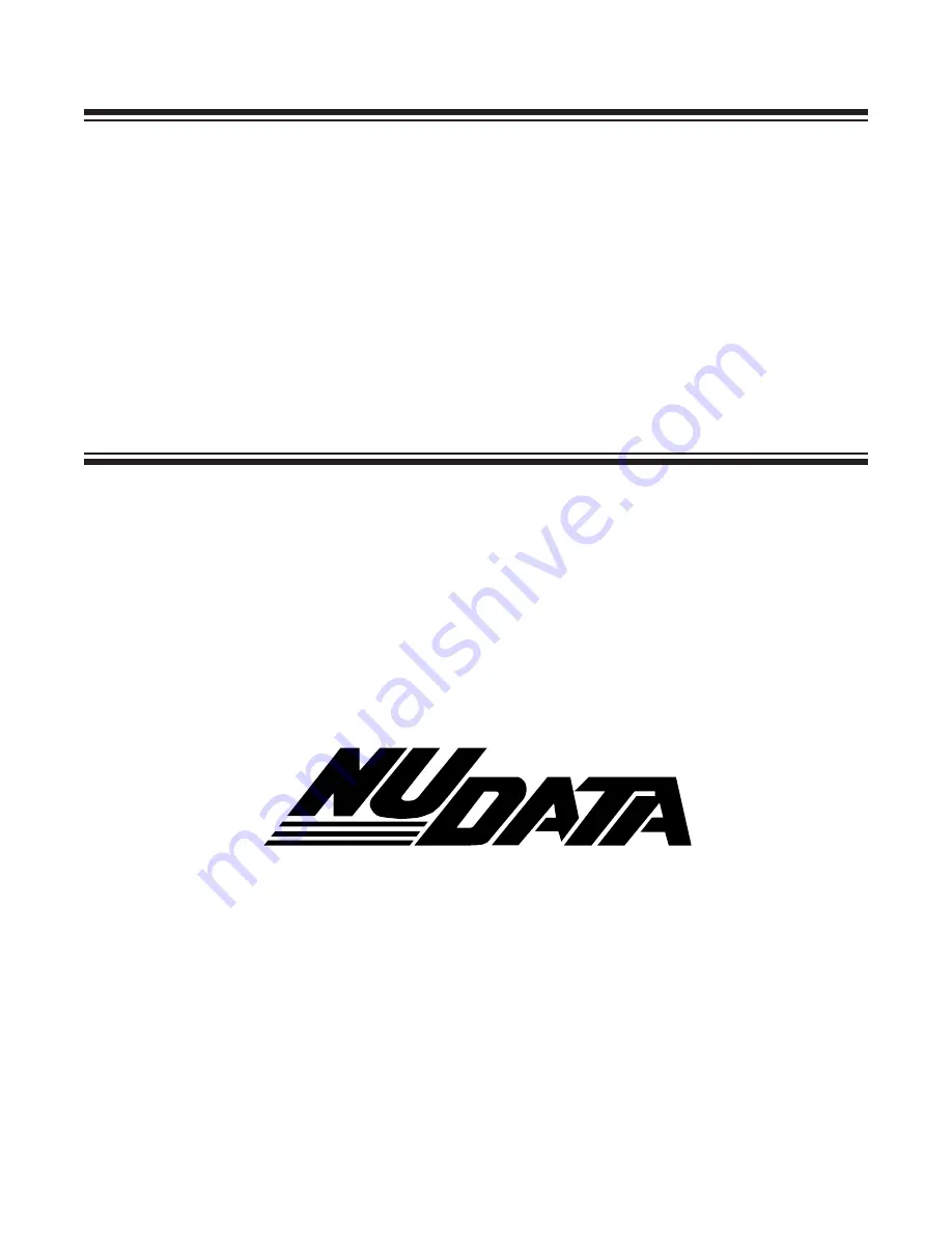 Nudata 5577 User Manual Download Page 1