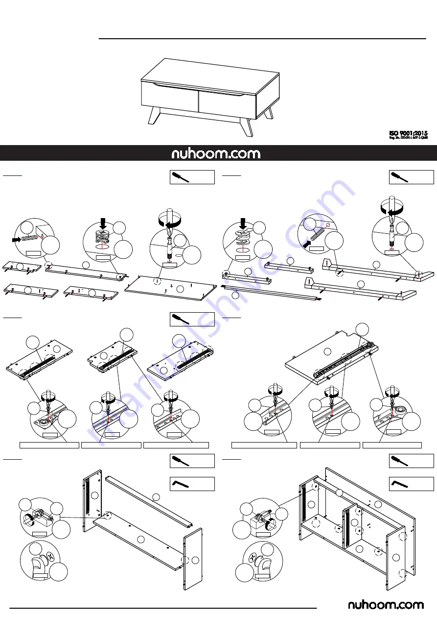 nuhoom MANDO 133081 Assembly Manual Download Page 2