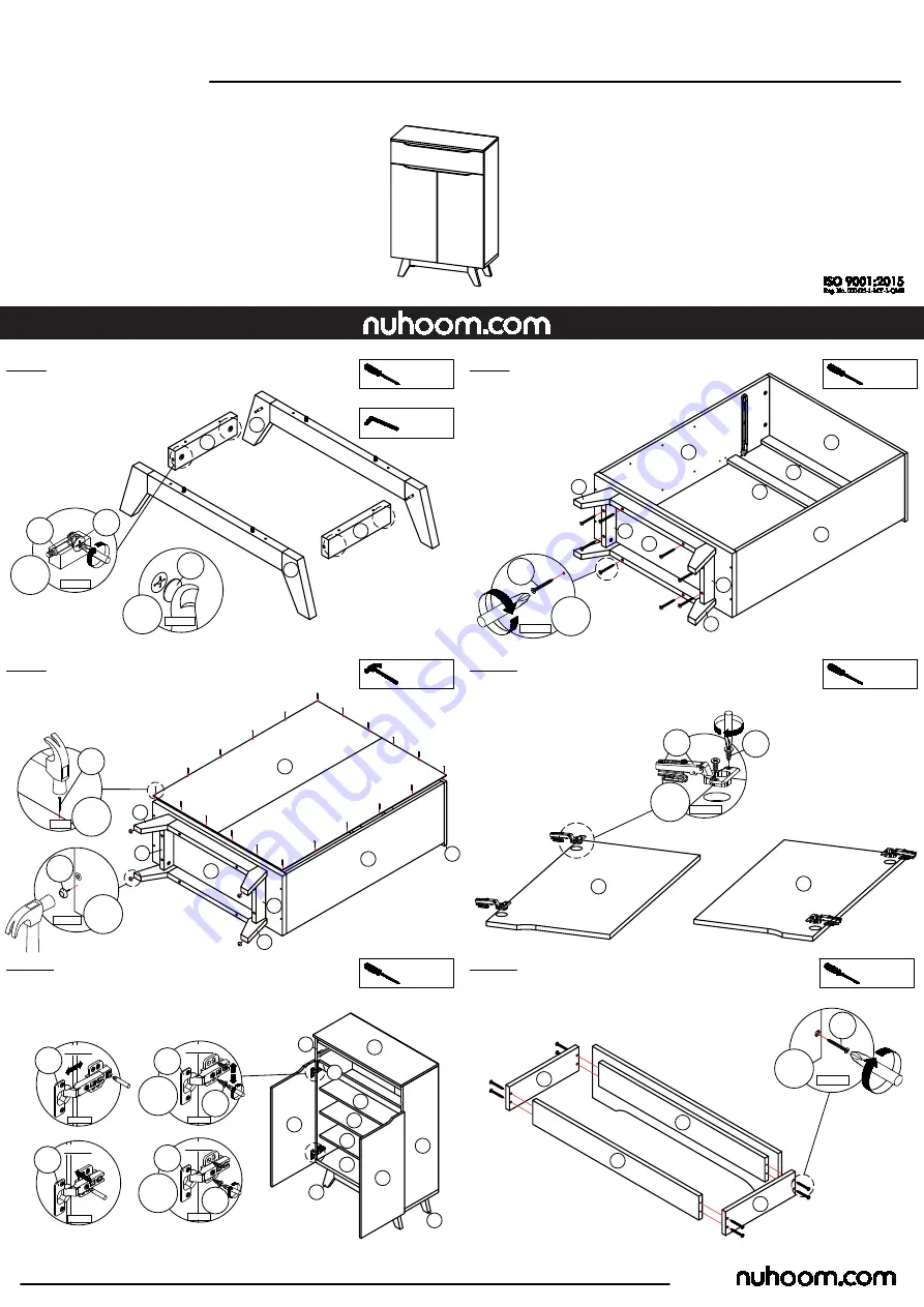 nuhoom MANDO 372048 Assembly Manual Download Page 3