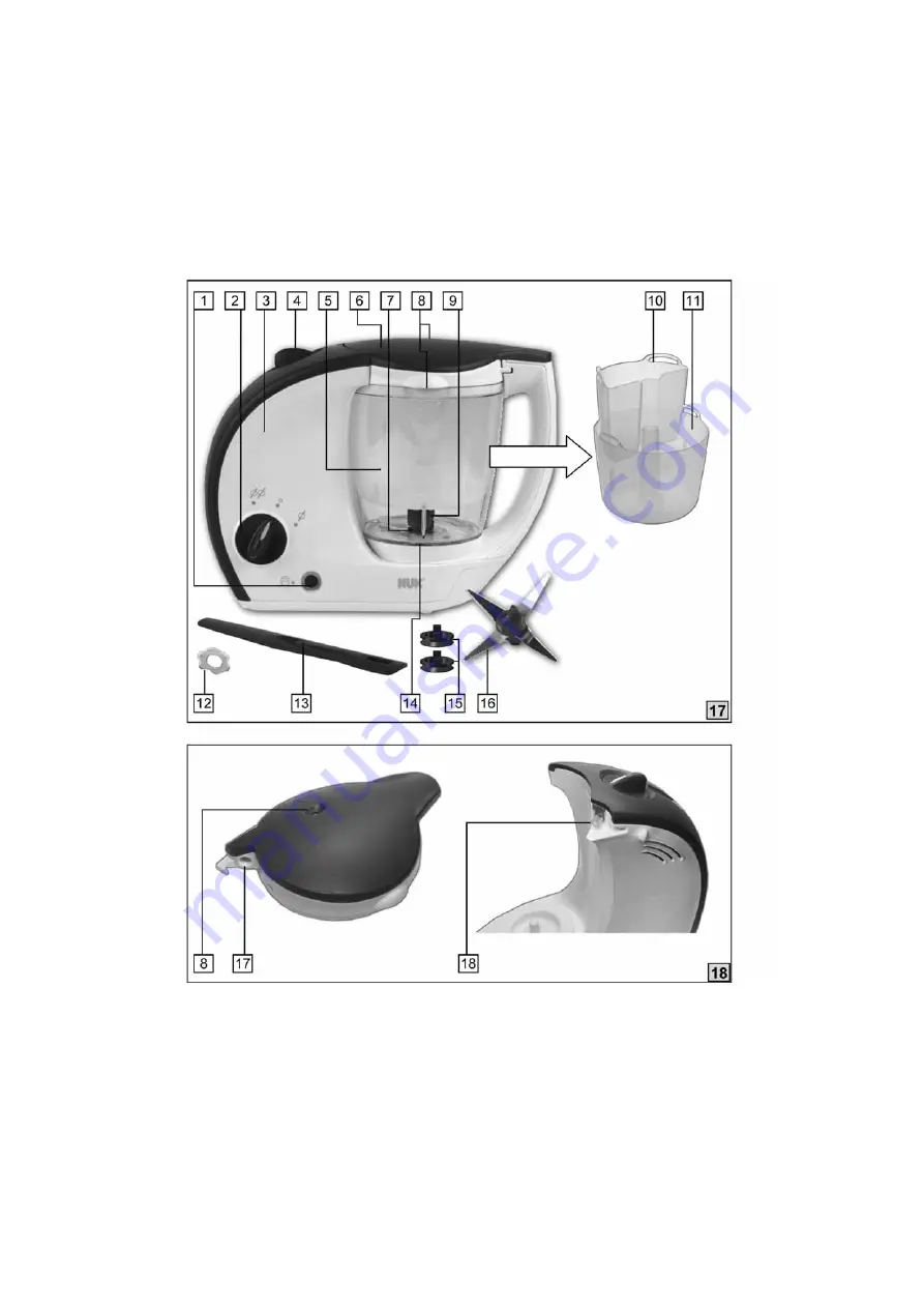 NUK Baby Menu Operating Instructions Manual Download Page 3