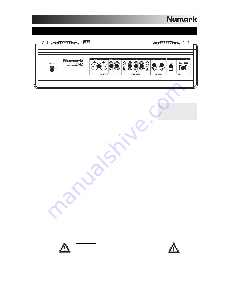 Numark HDMIX Quick Start Manual Download Page 25