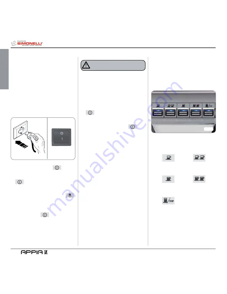 Nuova Simonelli Appia II User Handbook Manual Download Page 18