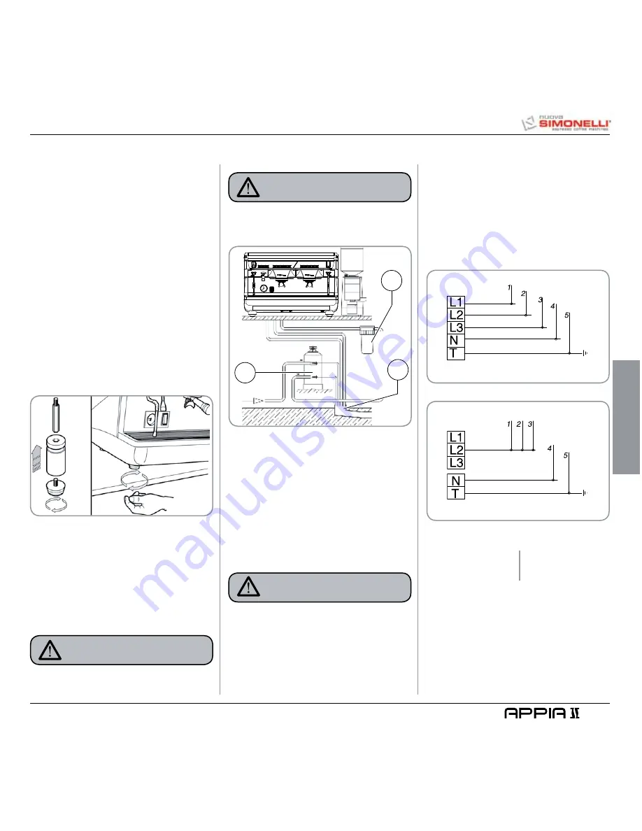 Nuova Simonelli Appia II User Handbook Manual Download Page 37