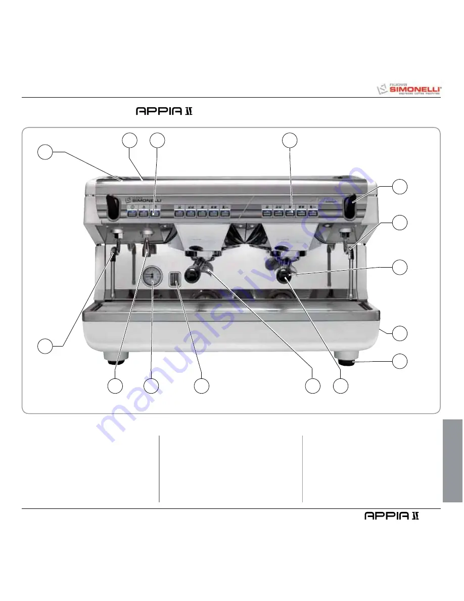 Nuova Simonelli Appia II User Handbook Manual Download Page 53