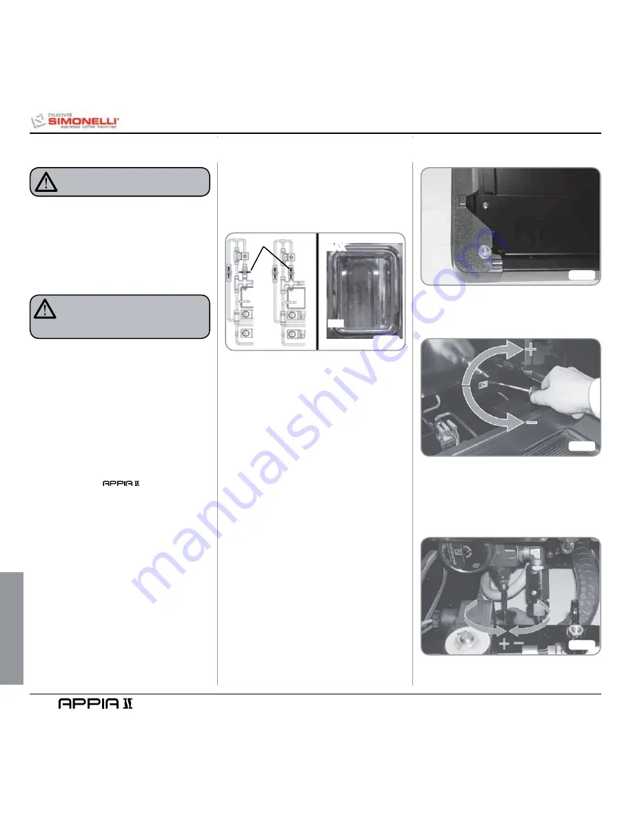 Nuova Simonelli Appia II User Handbook Manual Download Page 60