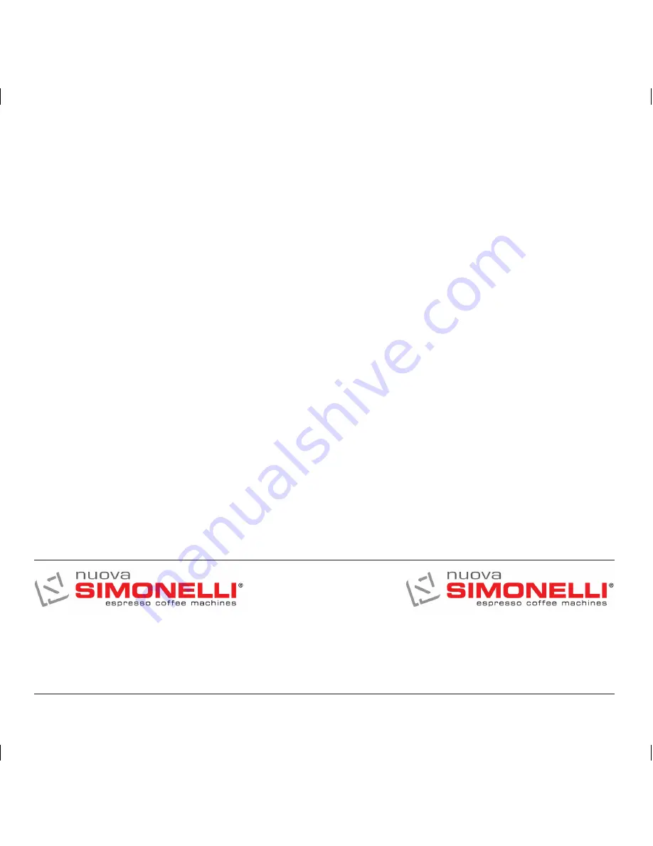 Nuova Simonelli Appia II User Handbook Manual Download Page 86