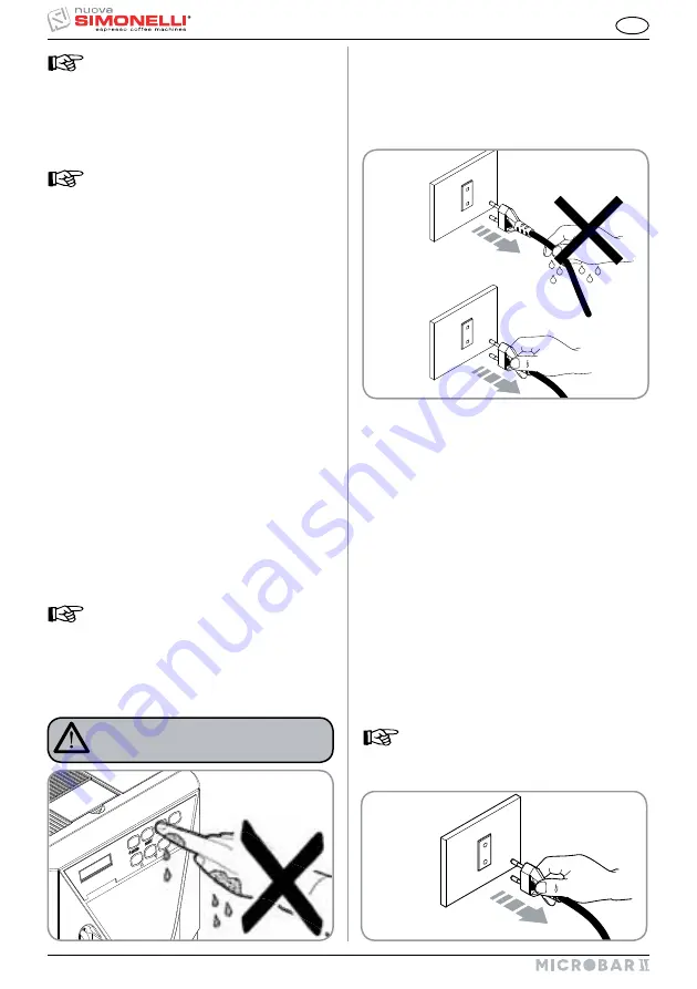 Nuova Simonelli microbar ii Скачать руководство пользователя страница 4