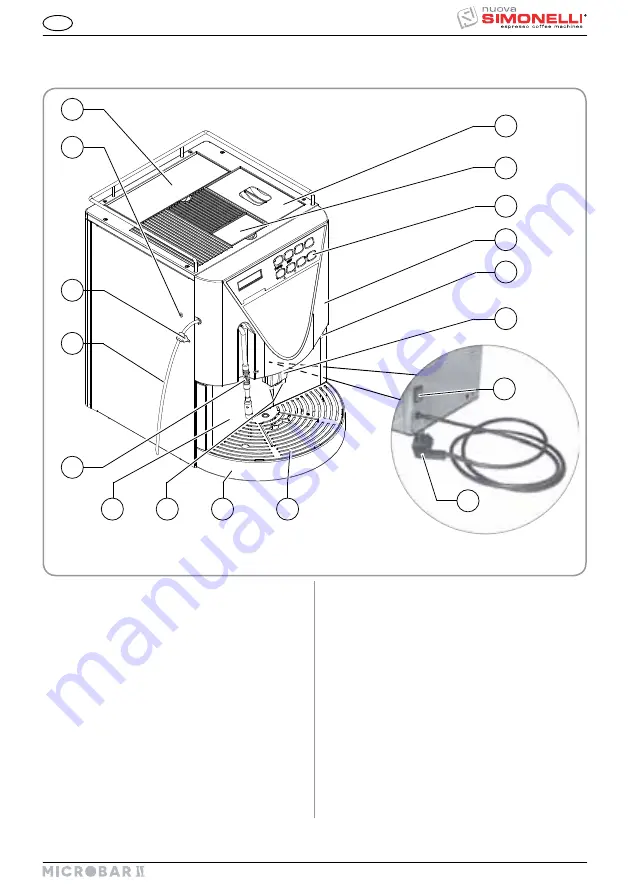 Nuova Simonelli microbar ii User Handbook Manual Download Page 47