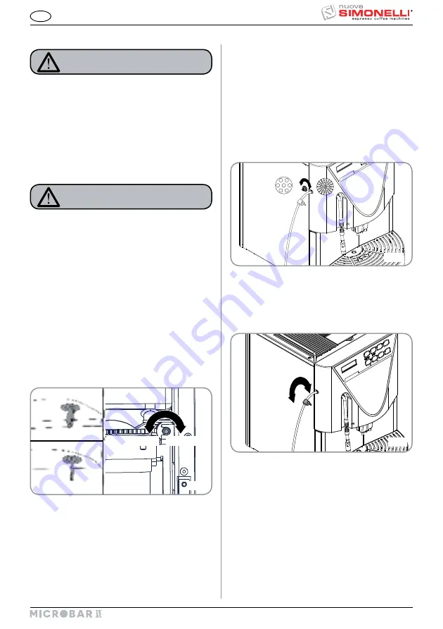 Nuova Simonelli microbar ii Скачать руководство пользователя страница 89