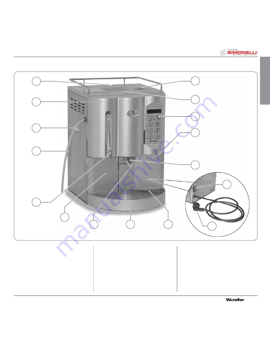 Nuova Simonelli MicroBar User Handbook Manual Download Page 6