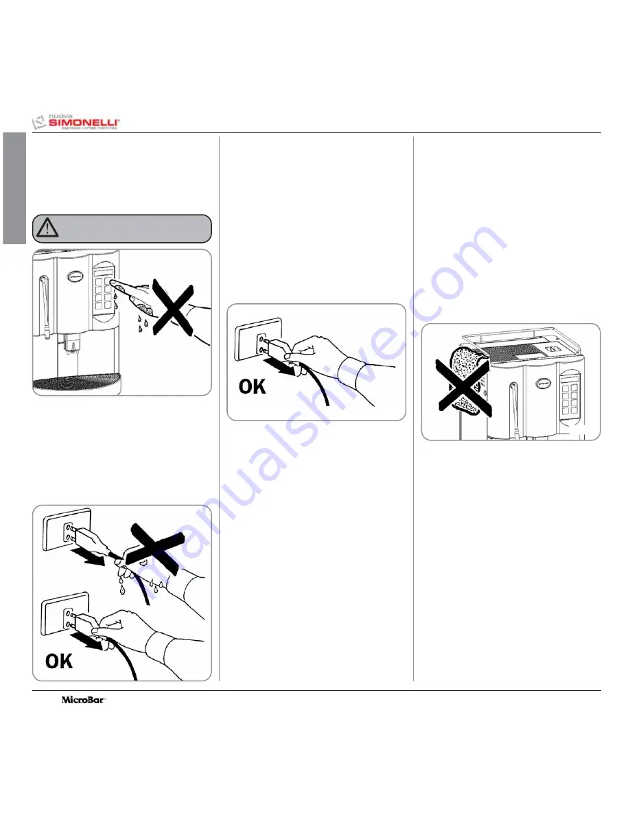 Nuova Simonelli MicroBar Скачать руководство пользователя страница 9