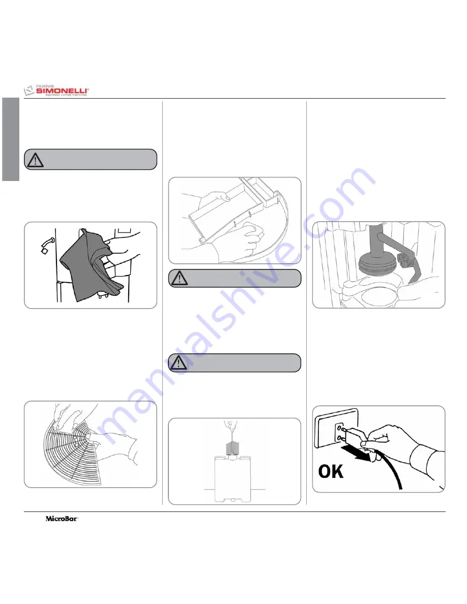 Nuova Simonelli MicroBar Скачать руководство пользователя страница 31