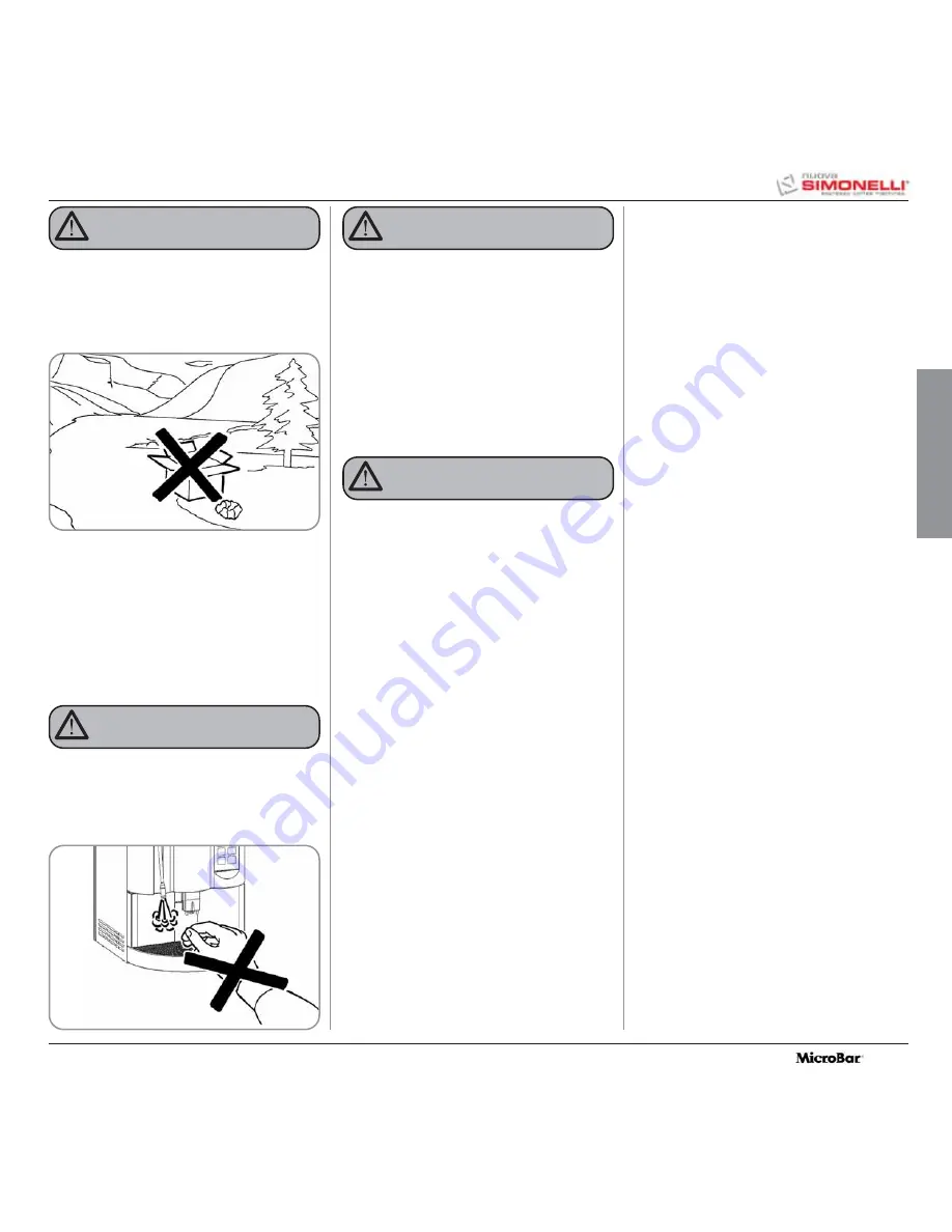 Nuova Simonelli MicroBar User Handbook Manual Download Page 44