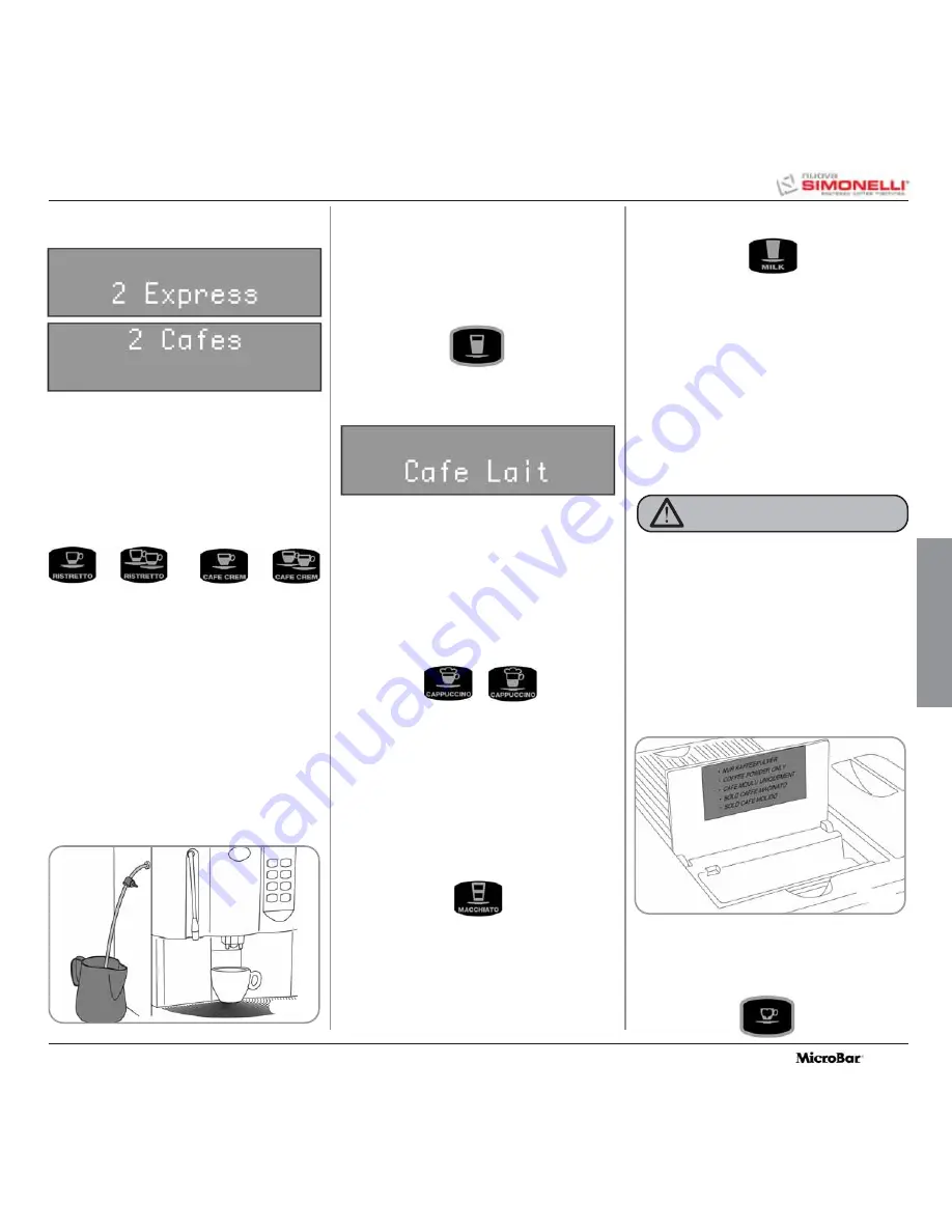 Nuova Simonelli MicroBar Скачать руководство пользователя страница 86