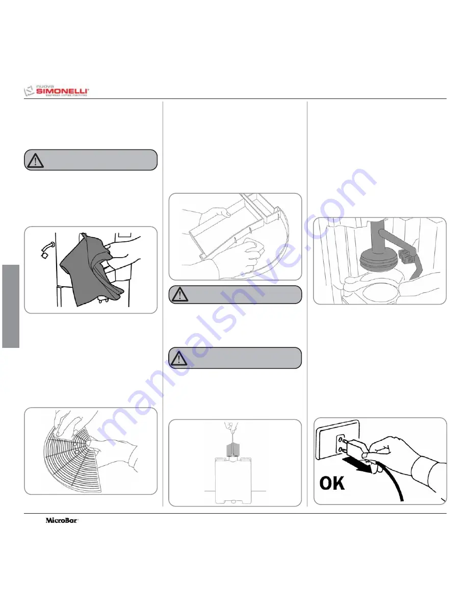 Nuova Simonelli MicroBar Скачать руководство пользователя страница 99